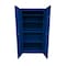 Steel Cabinets Usa Storage Cabinet, 78 in H, 36 in W, Navy Blue, 4 Shelves UA-361878-N - alternate 4